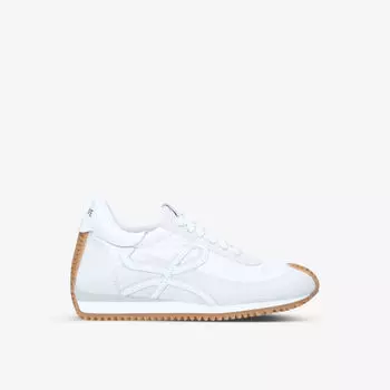 Кроссовки Flow Runner из кожи и ракушек с монограммой Loewe, белый