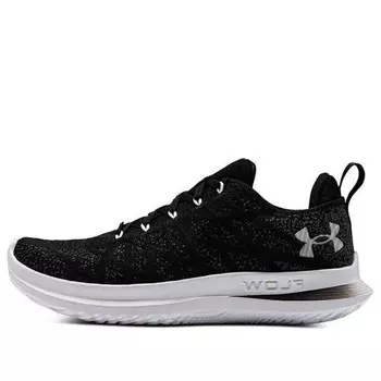 Кроссовки flow velociti 3 'black white' Under Armour, черный