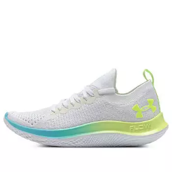 Кроссовки flow velociti se cn 'white neon yellow' Under Armour, белый