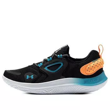 Кроссовки flow velociti wind 'black blue yellow' Under Armour, черный