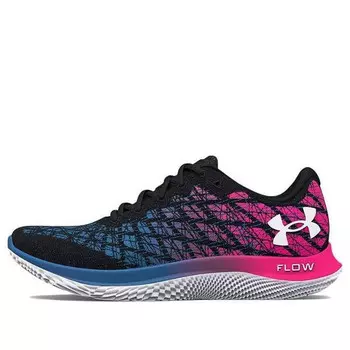 Кроссовки flow velociti wind 'black electro pink' Under Armour, черный