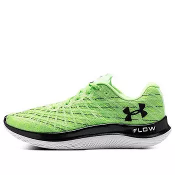 Кроссовки flow velociti wind cn 'green black' Under Armour, зеленый