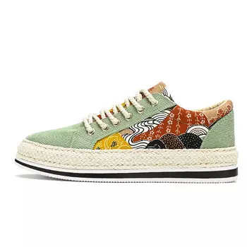 Кроссовки Flower Cobbler/PLAY COBBLER Skateboarding Shoes Men Low-top, зеленый