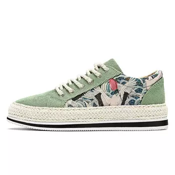 Кроссовки Flower Cobbler/PLAY COBBLER Skateboarding Shoes Men Low-top, черный