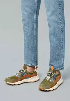 Кроссовки Flower Mountain, оливковый