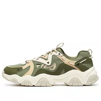 Кроссовки fluid 4 sneakers 'green white' Fila, зеленый