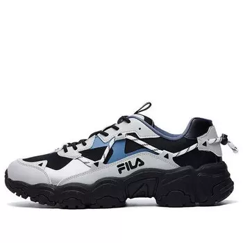 Кроссовки fluid low tops black gray blue Fila, черный