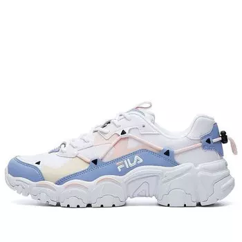 Кроссовки fluid low tops sports shoe white blue pink Fila, белый