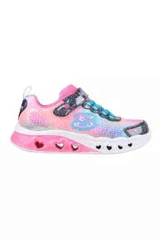 Кроссовки Flutter Heart Lights на липучке Skechers, красный