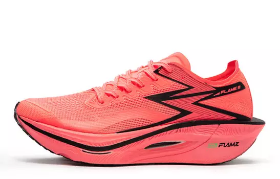 Кроссовки Fly Burn 3 унисекс с низким верхом флуоресцентного цвета Begonia Pink/Obsidian Black 361°