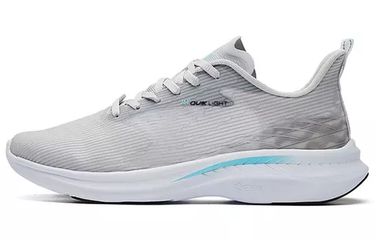 Кроссовки FlyFish 2 для бега мужские с низким верхом, фотонно-серый/361 градус белый 361°