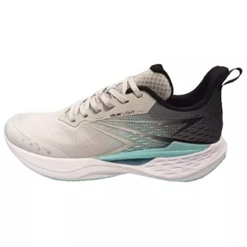 Кроссовки FlyFish для бега мужские с низким верхом серый/зеленый/черный 361°