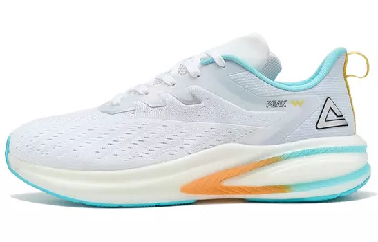 Кроссовки Flying Blade для бега мужские с низким верхом белого/синего цвета Peak