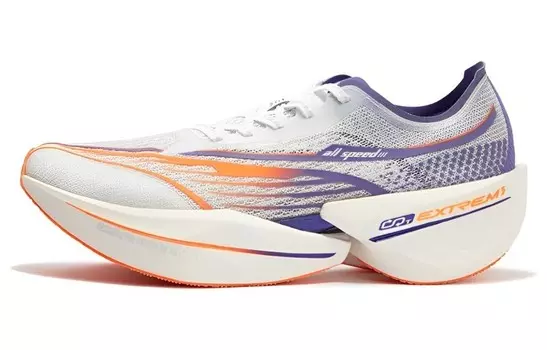 Кроссовки Flying Future 1.5 унисекс с низким верхом 361 градус белого/ультрафиолетового цвета 361°