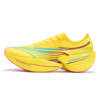 Кроссовки Flying Future 1.5 унисекс с низким верхом кислотно-желтый/тепло-коричневый 361°