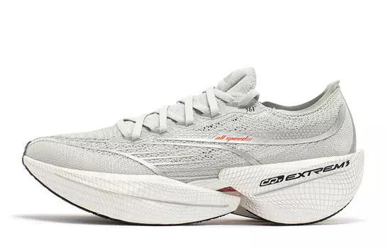 Кроссовки Flying Future для бега мужские с низким верхом фотонно-серый/обсидианово-черный 361°