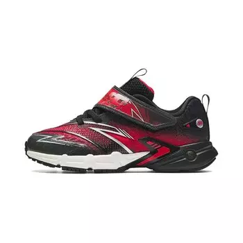 Кроссовки Flying Knight Kids PS Low-top Black/Hot Red/Silver Anta Kids, черный