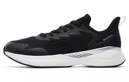 Кроссовки Flying Shadow Team1.0 мужские с низким верхом, черные/серебристые Qiaodan