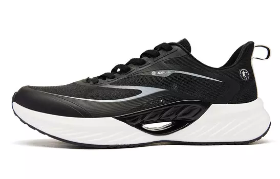 Кроссовки Flying Shadow Team2.0 мужские с низким верхом, черные, антрацитово-серые Qiaodan