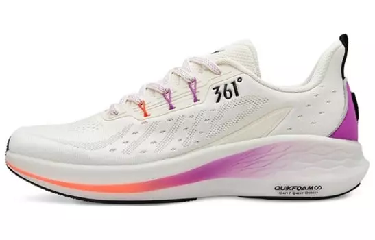 Кроссовки Flying Wing для бега мужские с низким верхом розово-фиолетовый 361°