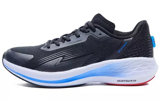 Кроссовки Flying Wing для бега мужские с низким верхом, черный/синий 361°