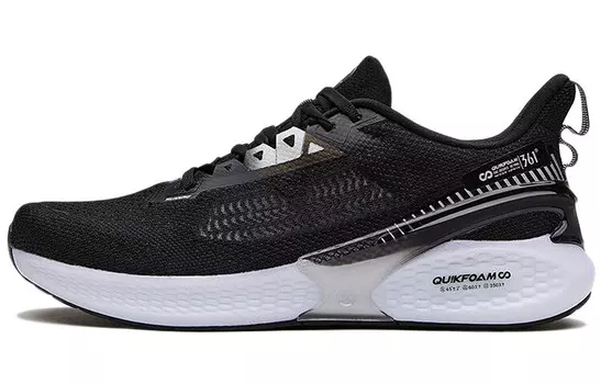 Кроссовки Flying Wing для бега мужские с низким верхом цвета обсидиан черный 361°