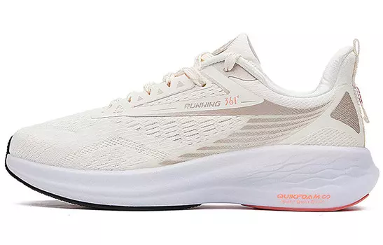 Кроссовки Flying Wing женские с низким верхом, белый/золотой 361°