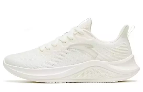 Кроссовки Flyknit мужские с низким верхом белого цвета Anta