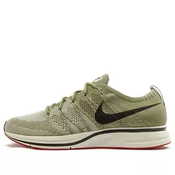 Кроссовки flyknit trainer 'neutral olive' Nike, зеленый
