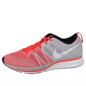 Кроссовки flyknit trainer Nike, красный
