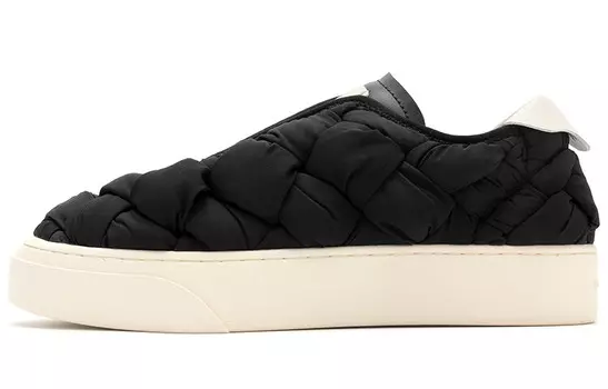 Кроссовки FOOT INDUSTRY Skateboarding Shoes Unisex Low-top Black, черный