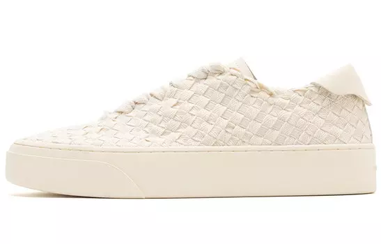 Кроссовки FOOT INDUSTRY Skateboarding Shoes Unisex Low-top, белый