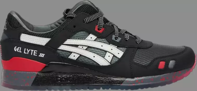 Кроссовки foot locker x anderson bluu x gel lyte 3 'g.i. joe snake eyes' Asics, черный
