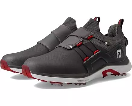 Кроссовки FootJoy Hyperflex BOA Golf Shoes, цвет Charcoal/Grey/Red