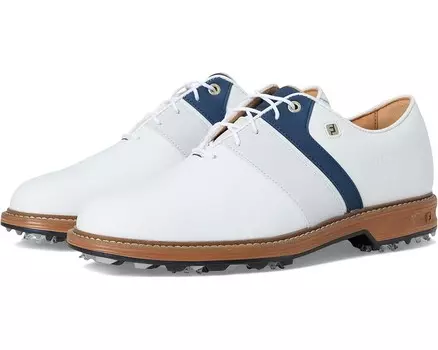 Кроссовки FootJoy Premiere Series Bison Golf Shoes, цвет White/Navy/White