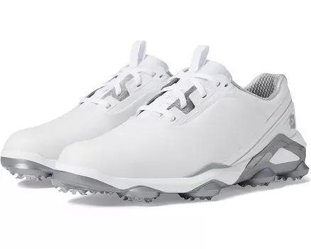 Кроссовки FootJoy Tour Alpha Golf Shoes, цвет White/White/Silver