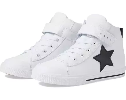 Кроссовки FootMates Riley-Leather, цвет White/Black Leather