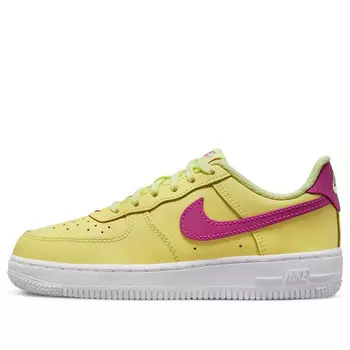 Кроссовки force 1 low 'citron tint white cosmic fuchsia' Nike, мультиколор