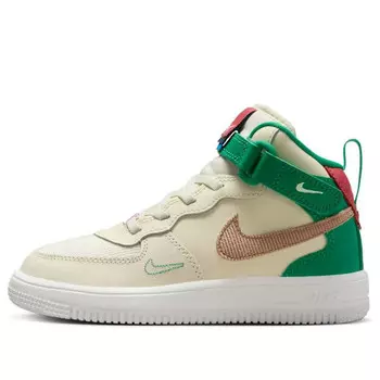 Кроссовки force 1 mid se easyon 'coconut milk pink green' Nike, мультиколор