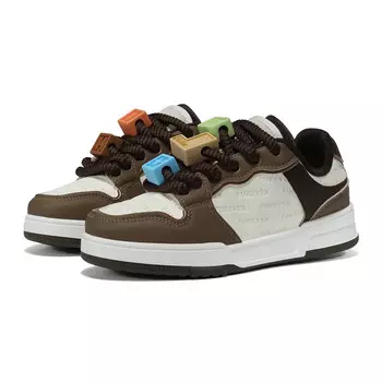 Кроссовки Forever 21 Skateboarding Shoes Unisex Low-top, коричневый