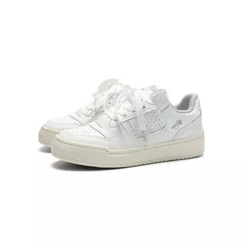 Кроссовки Forever 21 Skateboarding Shoes Unisex Low-top, белый/серый