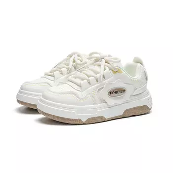 Кроссовки Forever 21 Skateboarding Shoes Women's Low-top, бежевый