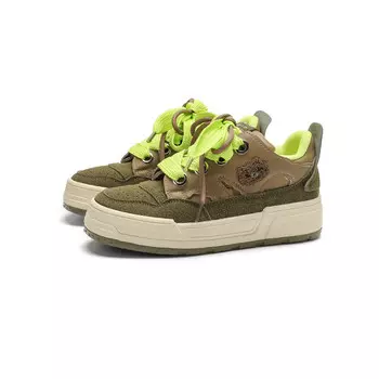 Кроссовки Forever 21 Skateboarding Shoes Women's Low-top, цвет Little brown bear