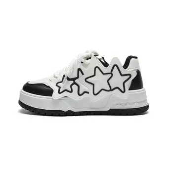 Кроссовки Forever 21 Skateboarding Shoes Women's Low-top, белый/черный