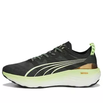 Кроссовки foreverrun nitro 'black light mint' Puma, черный