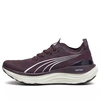 Кроссовки foreverrun nitro knit 'midnight plum vapor grey' Puma, серый
