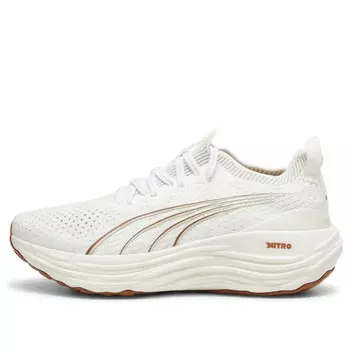 Кроссовки foreverrun nitro knit 'warm white teak' Puma, белый