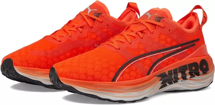 Кроссовки Foreverrun Nitro Silver PUMA, цвет Cherry Tomato/PUMA Black