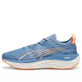 Кроссовки foreverrun nitro 'zen blue neon citrus' Puma, синий