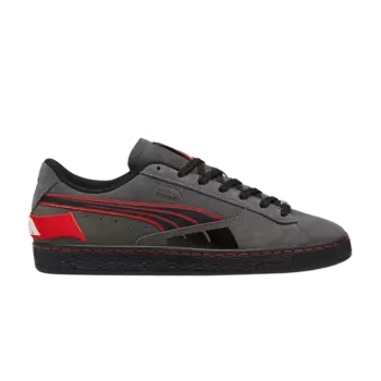 Кроссовки Formula 1 x Suede T 'Shadow Grey Pop Red', серый